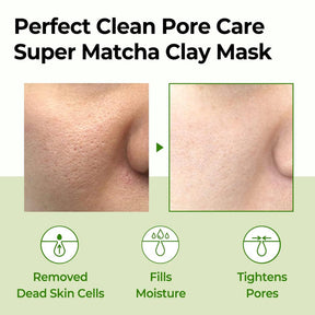 Super Matcha Pore Clean Clay Mask – Deep Detox & Pore Perfection (100g)