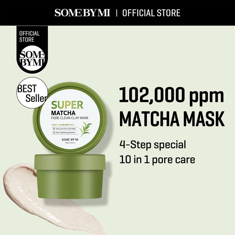 Super Matcha Pore Clean Clay Mask – Deep Detox & Pore Perfection (100g)