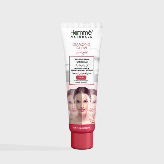 💎 Diamond Glow Fairness Cream for Women | Radiant Skin, Brightened & Protected – 50g