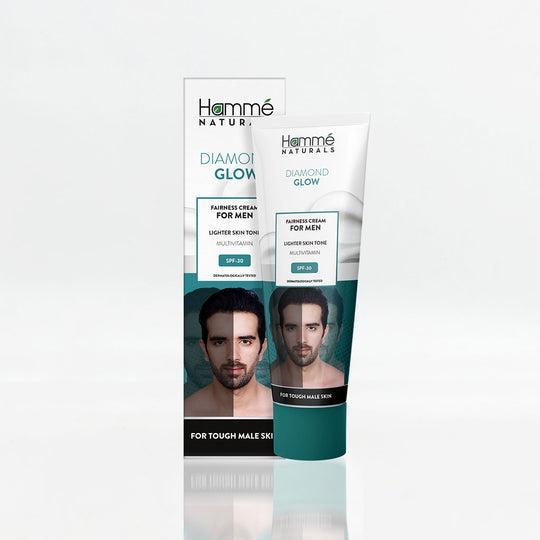 💎 Diamond Glow Fairness Cream for Men | Brighten, Hydrate & Protect